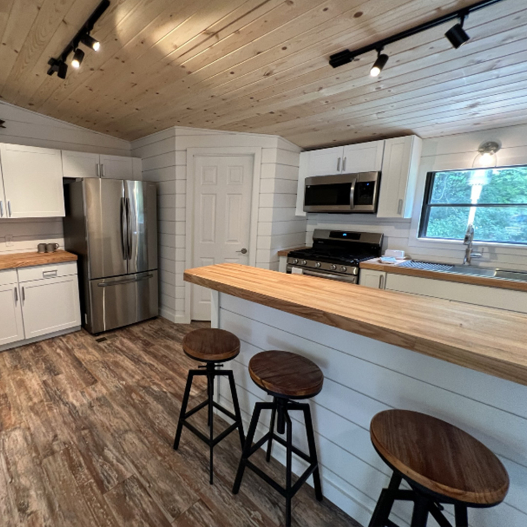 New kitchen home design as part of Renovation Hunters’ Project Linesville.